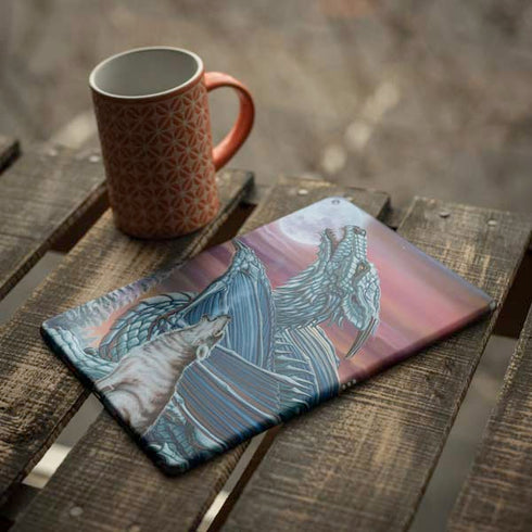 Dragon and the Wolf by Ed Beard Jr iPad Skins